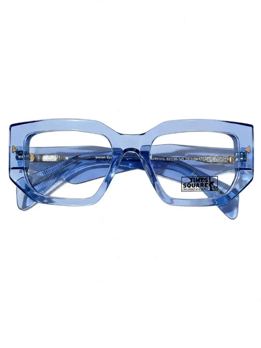 Smilen Eyewear Times Square Chunky Sapphire 52-20-145 Eyeglasses Frames